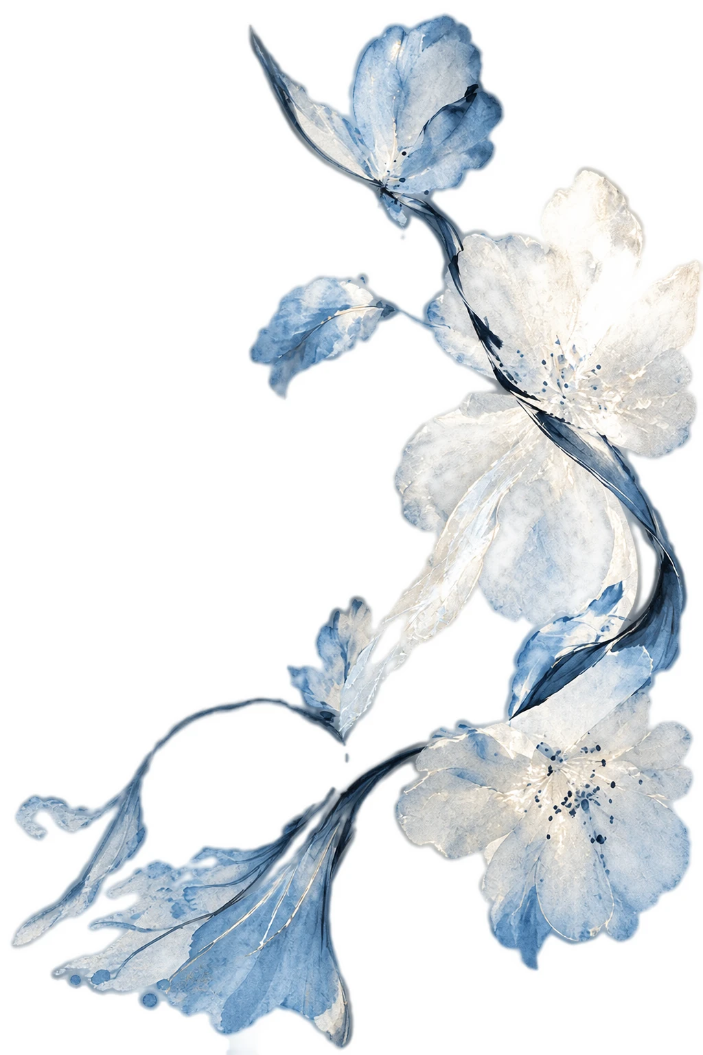 Blue Blossom, original painting